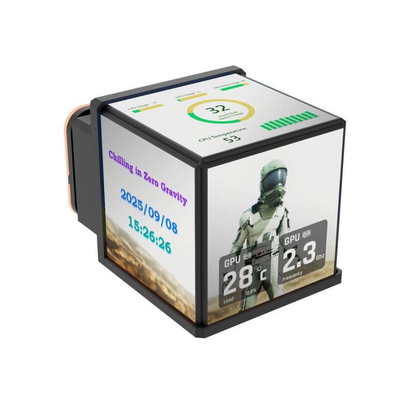 K Thermaltake MINECUBE 360 Ultra AIO ARGB Fan black