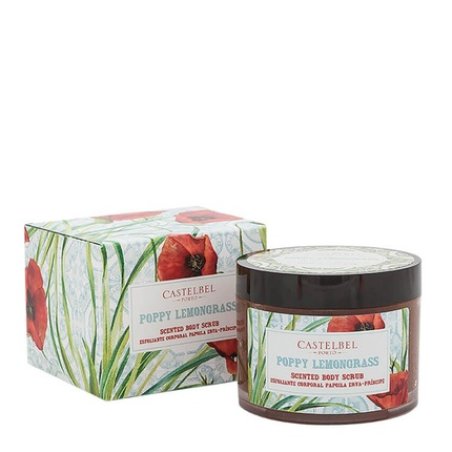Castelbel Poppy Lemongrass Scented Body Scrub 275g