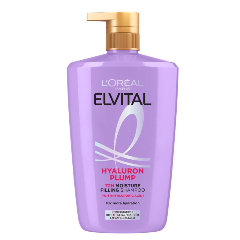 L'Oréal - L'Oréal Paris Elvital Hyaluron Plump Shampoo for dehydrated hair - 1000 ml
