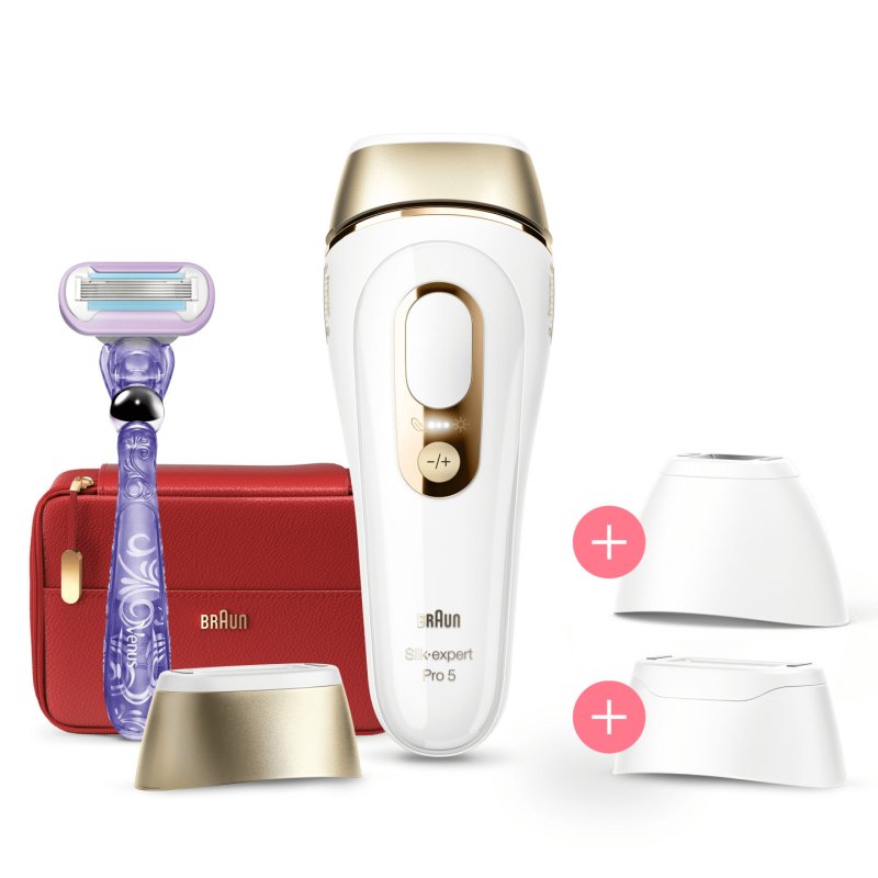 Braun Silk-expert Pro Silk·expert Pro 5 PL5267 Lumière pulsée Or, Blanc