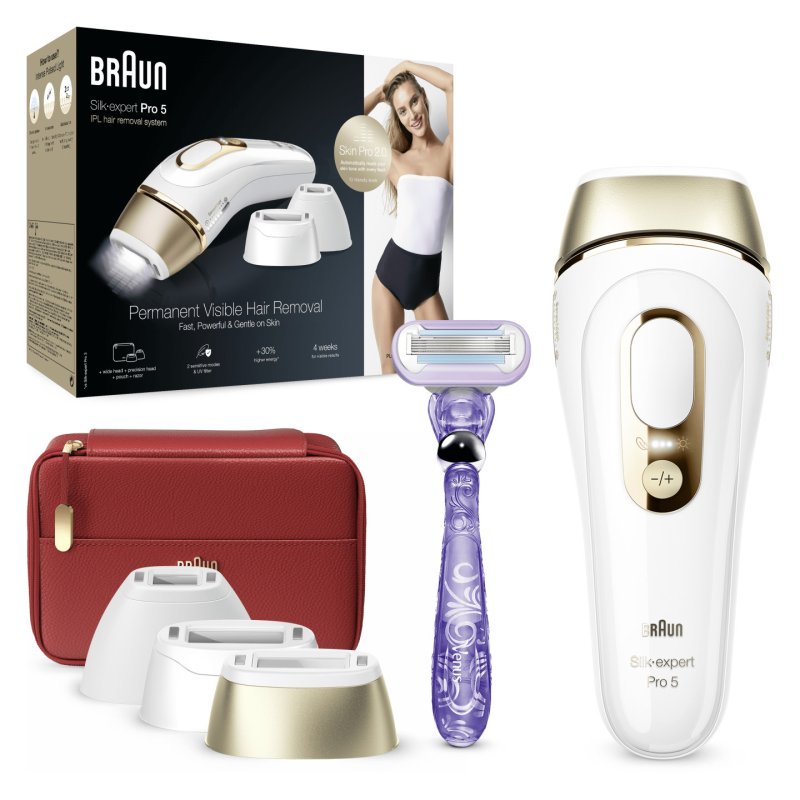 Braun Silk-expert Pro Silk·expert Pro 5 PL5267 Intense pulsed light (IPL) Gold, White