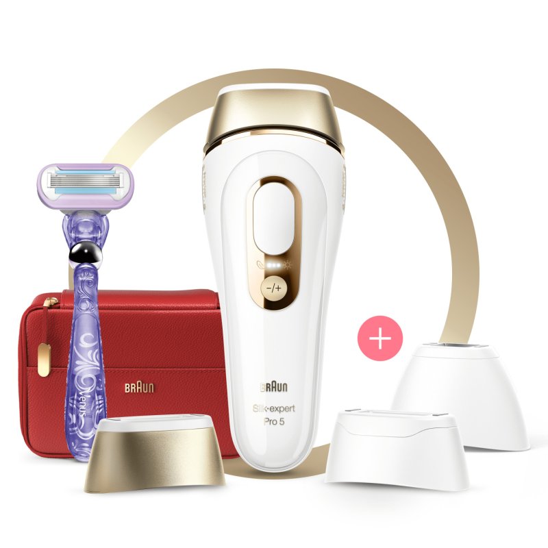 Braun Silk-expert Pro Silk·expert Pro 5 PL5267 Lumière pulsée Or, Blanc