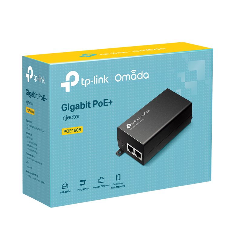 TP-Link Omada POE160S adaptateur et injecteur PoE Gigabit Ethernet