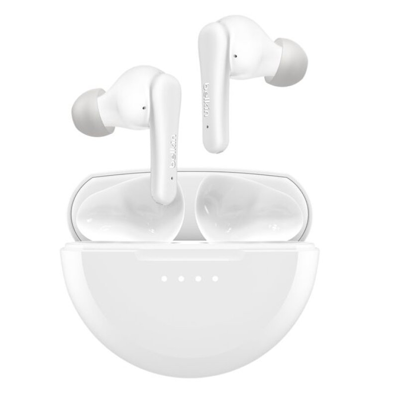 Belkin SoundForm Rhythm Headset Wired & Wireless In-ear Calls/Music USB Type-C Bluetooth White
