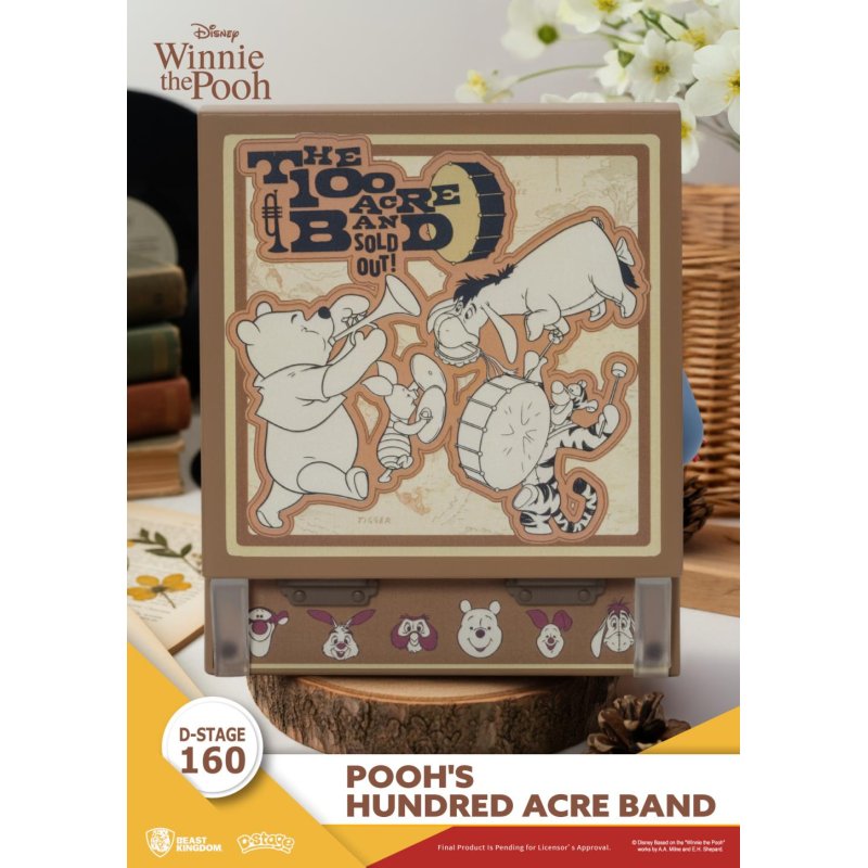 WINNIE L'OURSON - Pooh's Hundred Acre Band - Diorama D-Stage 12.3cm