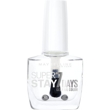 Maybelline New York Super Stay Nail Polish Forever Strong 7 Days Finish Gel Nail Polish 25 Crystal Clear Transparent