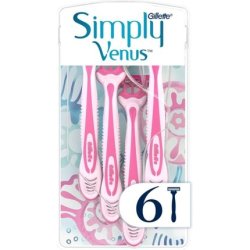 Gillette Simply Venus Women's Razor Set - Pack of 6