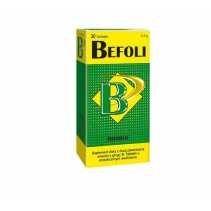 Befoli 30 Tablets Nervous System Stress Calming Sleep Vitamin B