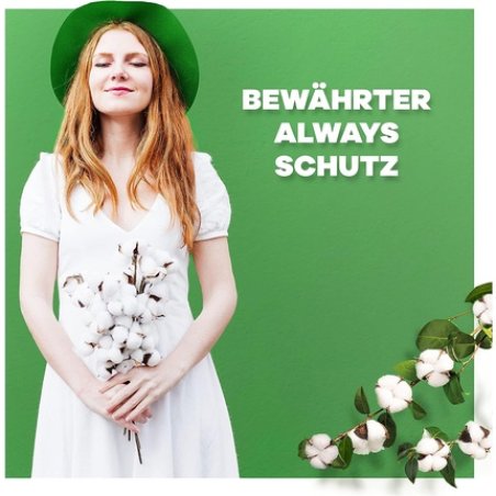 Always Cotton Protection Ultra Normal Sanitary Pads with Wings 22 Pieces