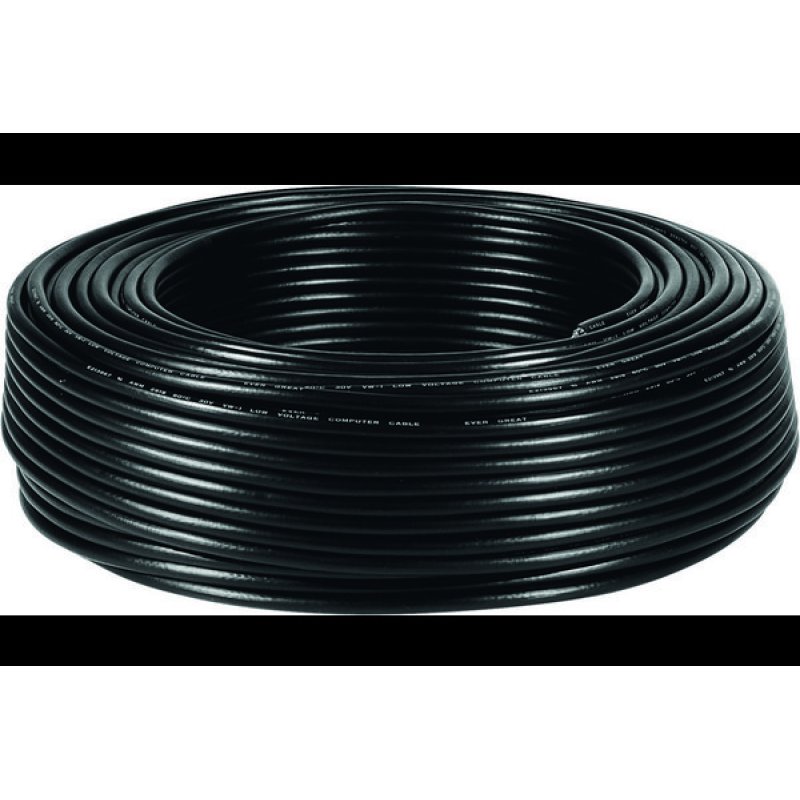 Tv/sat PATC17 cable - outdoor black 100 m