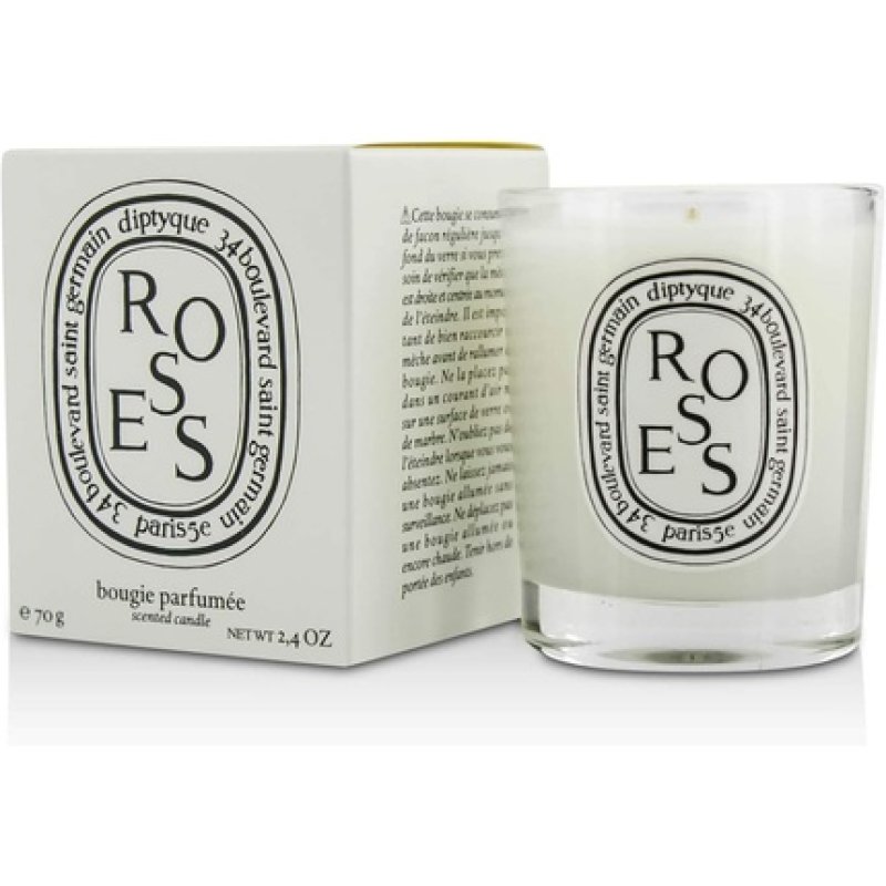 Diptyque Scented Candle - Roses 70g/2.4oz