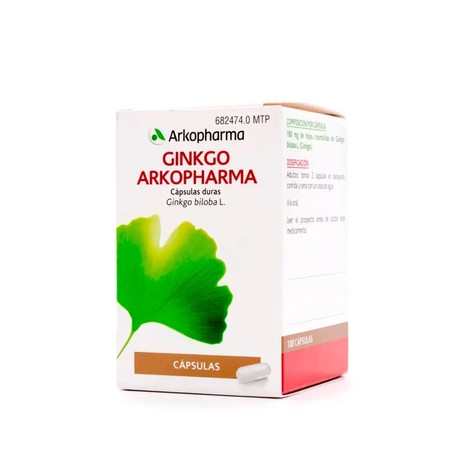 Arkopharma Ginkgo 50 Capsules Herbal Supplement For Cognitive Support