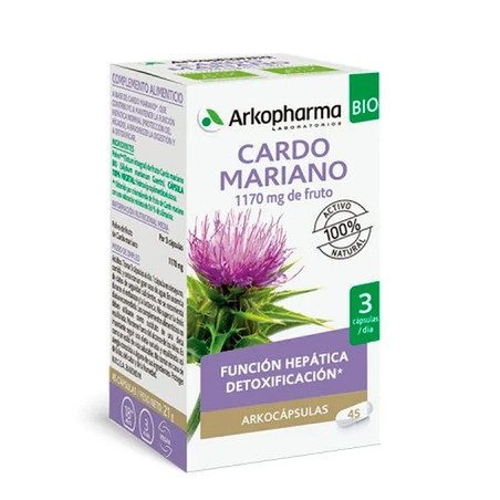 Arkopharma Milk Thistle 45 Capsules Herbal Supplement