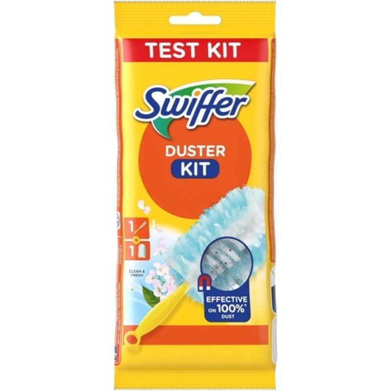 Swiffer Kit de démarrage plumeau-magnétique, 1 manche 1