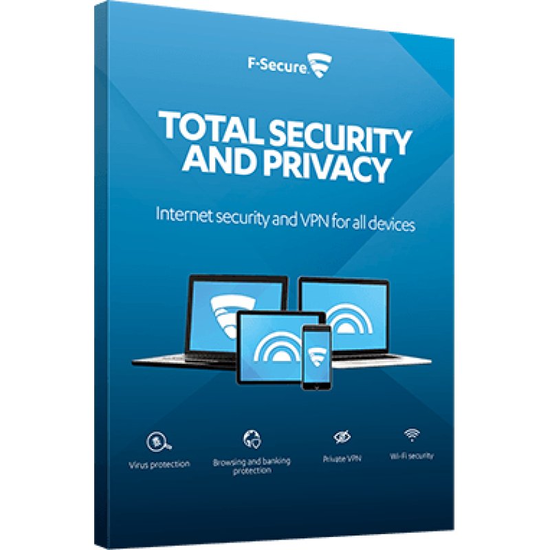 F-SECURE Total Security - 3 Devices, 2 Year - ESD-DownloadESD