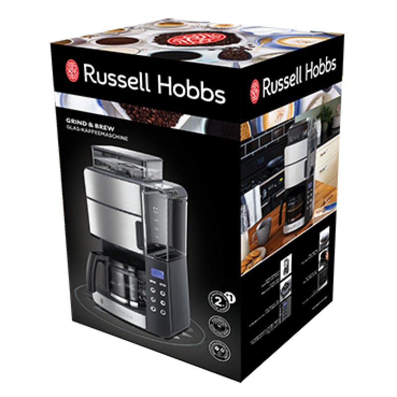 Russell Hobbs Grind and Brew Glass Carafe Fully-auto Drip coffee maker 1.25 L