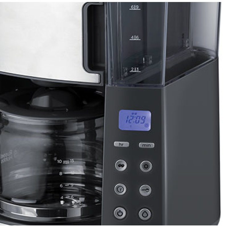 Russell Hobbs Grind and Brew Glass Carafe Entièrement automatique Machine à café filtre 1,25 L