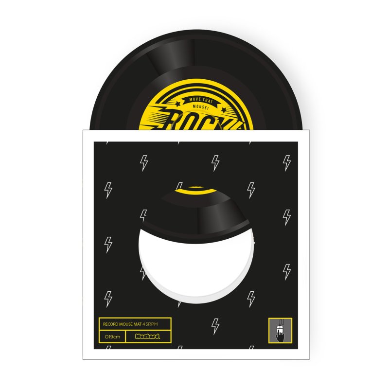 Mustard - Rock Star Mouse Mat