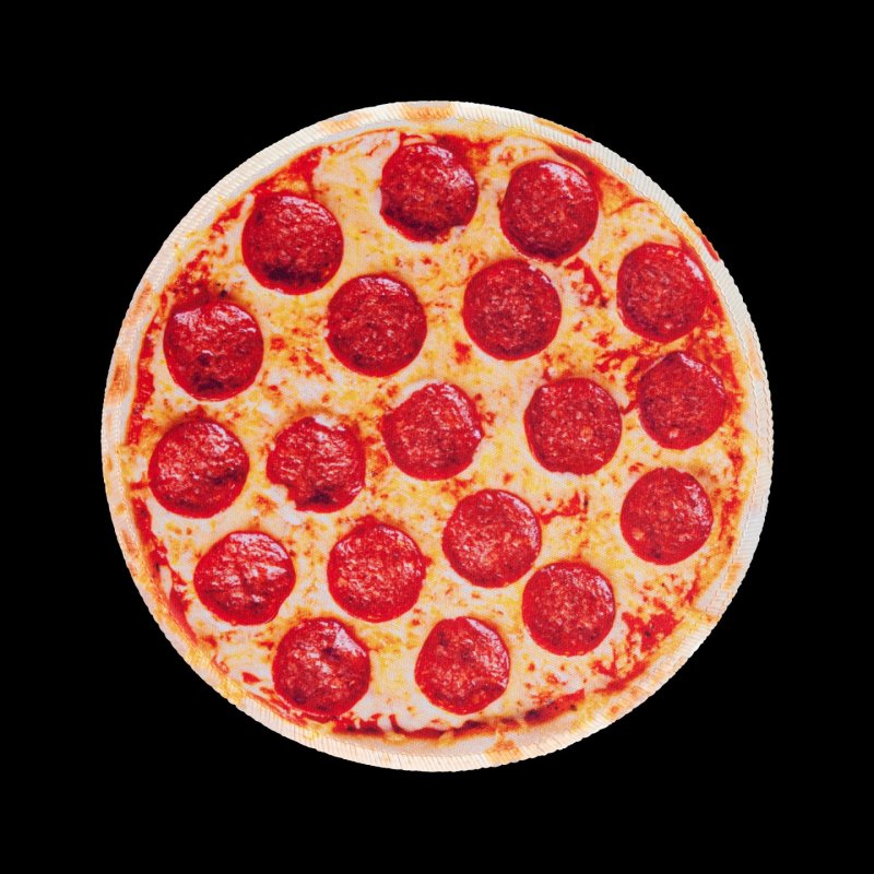 Mustard - Pizza Mouse Mat - Vibrant, Realistic Pizza Print