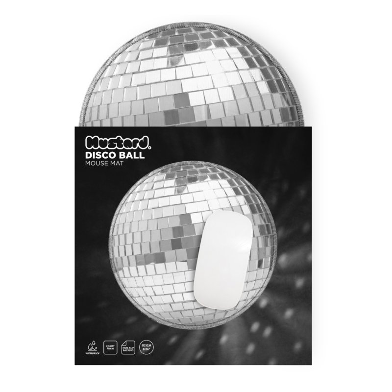Mustard - Disco Ball Mouse Mat
