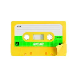 Mustard - Cassette Sticky Notes - 3 inches by 2 inches