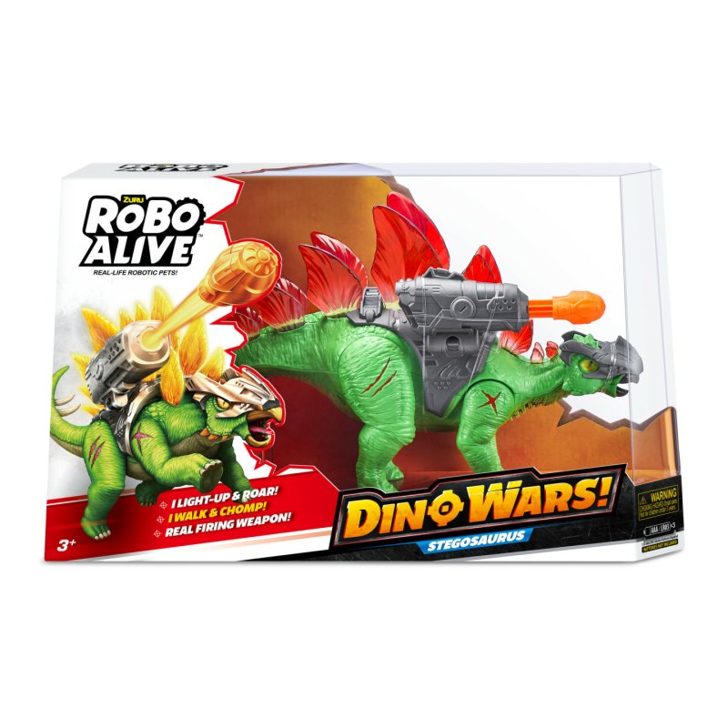 Robo Alive Dino Wars Stegosaurus Toy ZURU