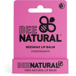 Bee Natural 100% Natural Moisturizing Lip Balm Pomegranate Flavor 4.2g
