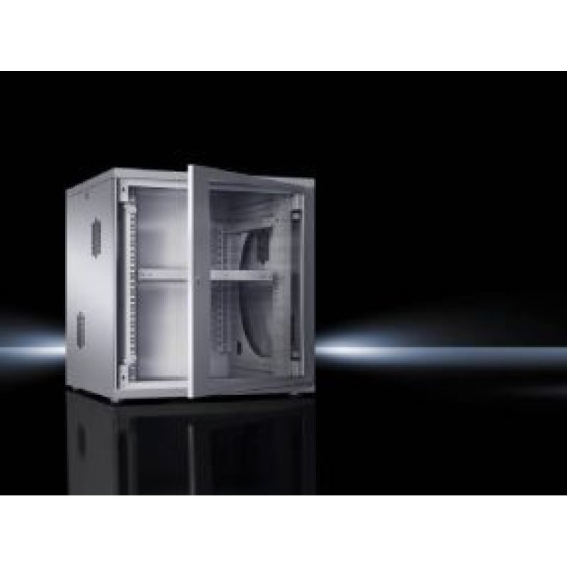 Rittal FlatBox DK 12HE Bxt 600x600mm grau 19" Montagerahmen