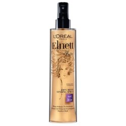 L'Oréal Paris Elnett Heat Styling Spray for Smooth Hair with Heat Protection and Anti-Frizz 170ml