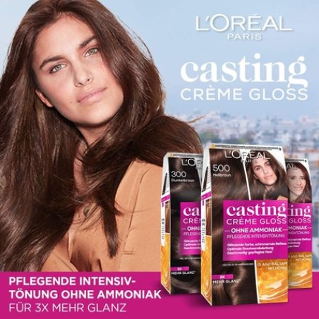 L'Oréal Paris Casting Creme Gloss Care Hair Colour 630 Caramel 500 Light Brown 1 Count