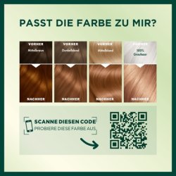 Garnier Nutrisse Ultra Creme Permanent Hair Color 6.03 Natural Golden Dark Blonde 224g