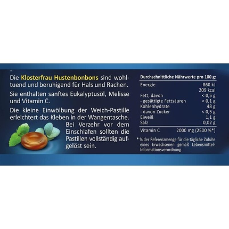 Klosterfrau Soft Lozenges for Throat and Throat Soothing