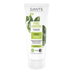 Sante Naturkosmetik Pore Control BHA Cleansing Gel with Mattifying Organic Green