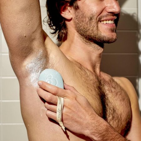 Foamie Solid Shaving Foam for Men and Women Aloe Vera & Avocado Oil Gentle Body Shave Protective Shaving Cream for Wet