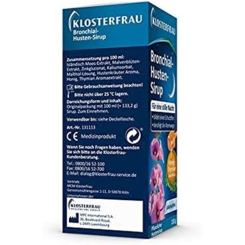 Klosterfrau Bronchial Cough Syrup 100ml