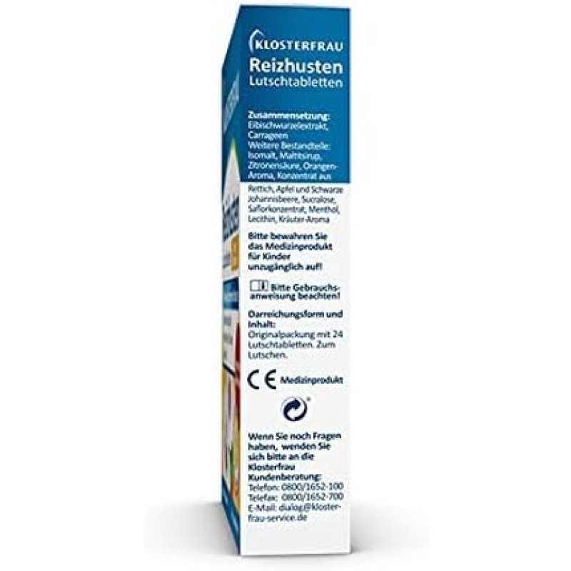 Klosterfrau Broncholind Cough Lozenges 24 Tablets
