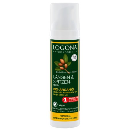 Logona Naturkosmetik Longitudinal And Tip Fluid Organic Argan Oil, Tailored To