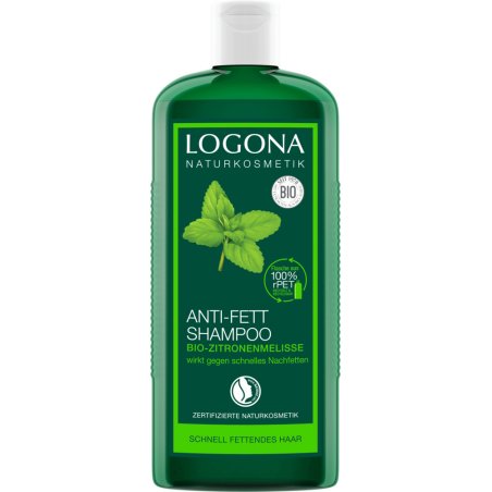 LOGONA Anti-fett Shampoo Bio-zitronenmelisse 250 ml Shampoing Femmes