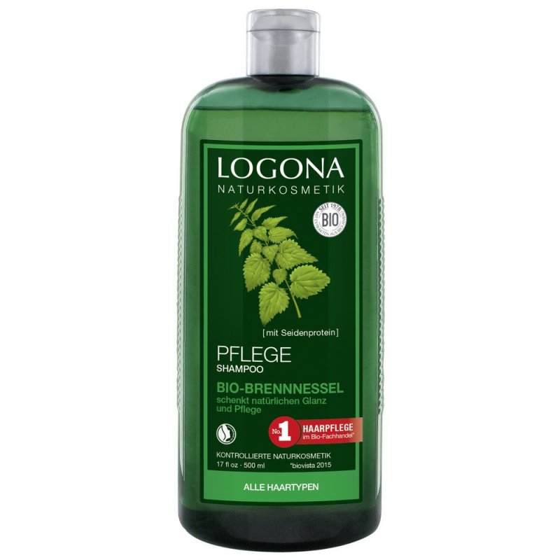 LOGONA Pflege Shampoo Bio-brennnessel 500 ml Shampoing Non-professionnel Unisexe