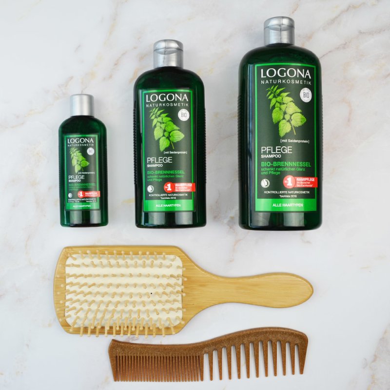 Logona Naturkosmetik Organic Nettle Shampoo - Gentle Cleansing