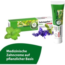 Viatris Salviagalen F Madaus 75ml Medical Toothpaste with Fluoride Triple Action Protection Cream Peppermint Fennel
