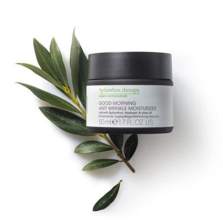 Spilanthox Therapy Good Morning Anti-Wrinkle Moisturizer 50ml with Spilanthol, Hyaluronic Acid, and Olive Oil