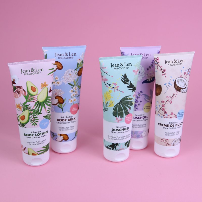 Jean & Len Rich Cream-Oil Shower Oat Milk & Coconut Oil Moisturizing Shower Gel 250ml