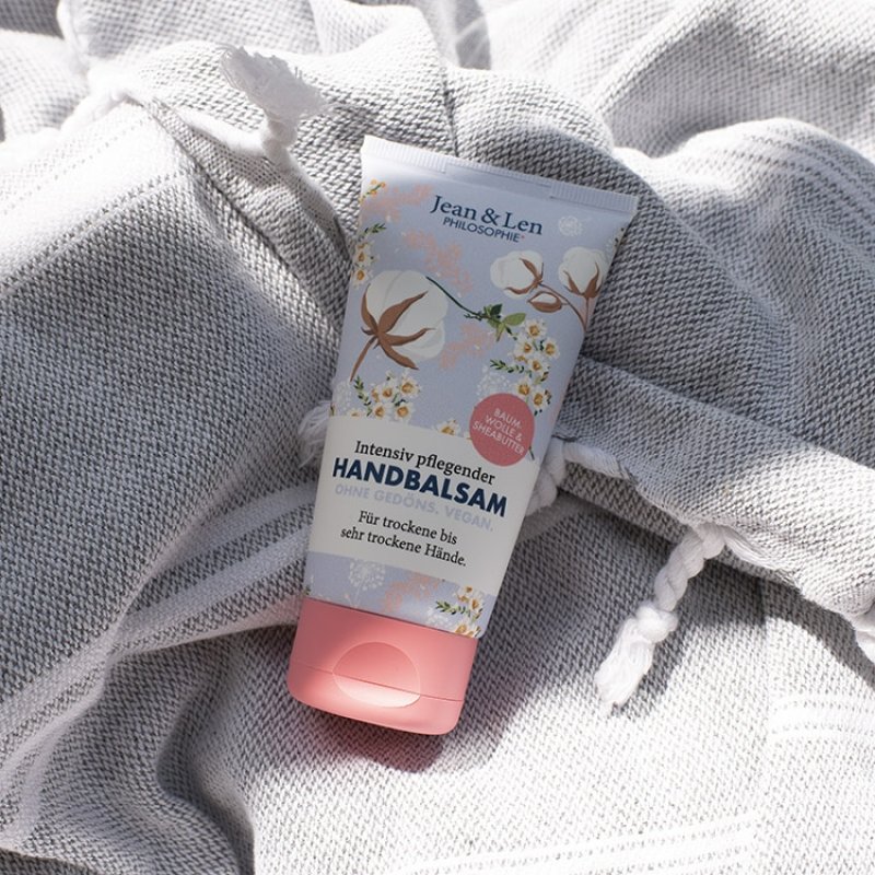 Jean & Len Cotton & Shea Butter Hand Balm Intensively Nourishes and is Particularly Mild 75ml