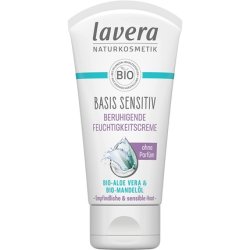lavera Basis Sensitiv Soothing Moisturizing Cream with Organic Aloe Vera & Organic Almond Oil 50ml
