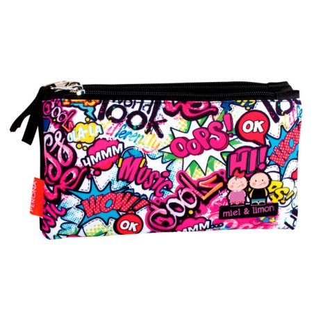 Perona Miel & Limon Kiss Me triple pencil case