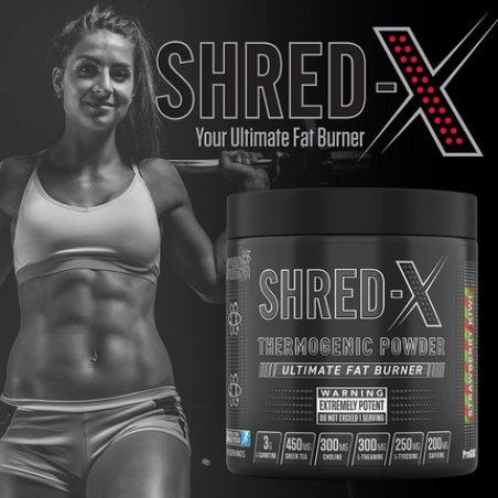 Applied Nutrition Shred X Fat Burner ABE All Black Everything Thermo Weight Management Lemon Ice Tea 300g - 30 Servings