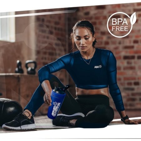 Applied Nutrition Metal Protein Shaker - Stainless Steel Sports Supplement