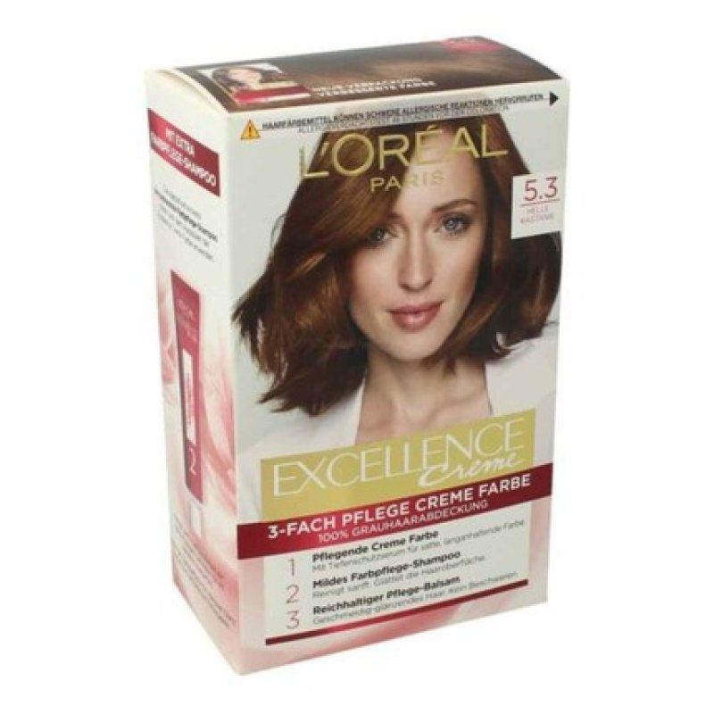 L'Oreal Excellence Creme Hair Color 5.3 Light Chestnut
