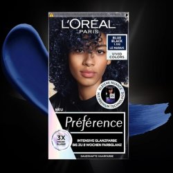 L'Oréal Paris Intensive Permanent Hair Color Preference Vivid Colors 1.102 Blue Black